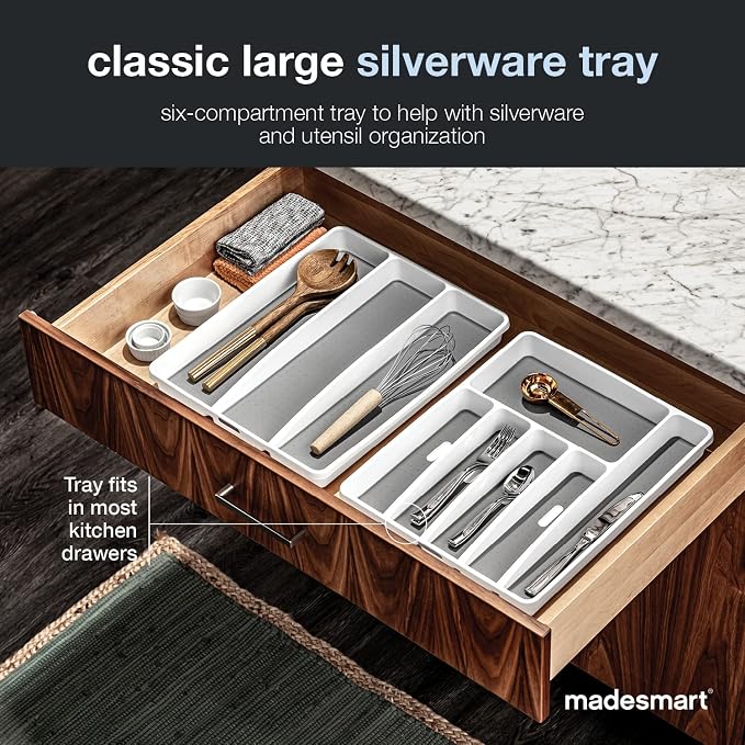 madesmart Classic Large Silverware Tray - Image 2