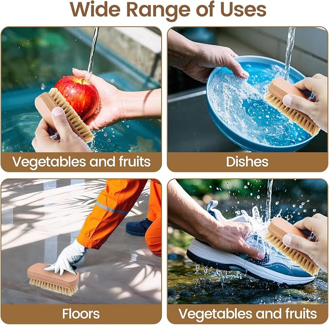 2 Pack Vegetable Brush, Potato Mushroom Veggie Brush Scrubber, Fruits Vegetable - Image 7