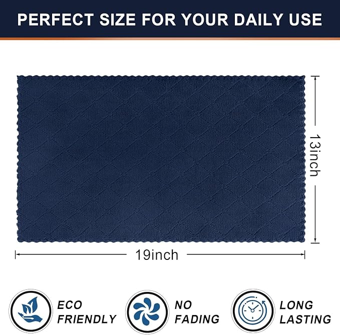 Homaxy 12 Pack Dish Towels for Kitchen, Super Soft and Absorbent Coral Velvet - Image 5