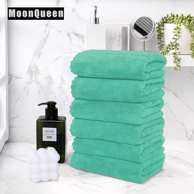 MOONQUEEN 6 Pack Premium Hand Towels - Image 5
