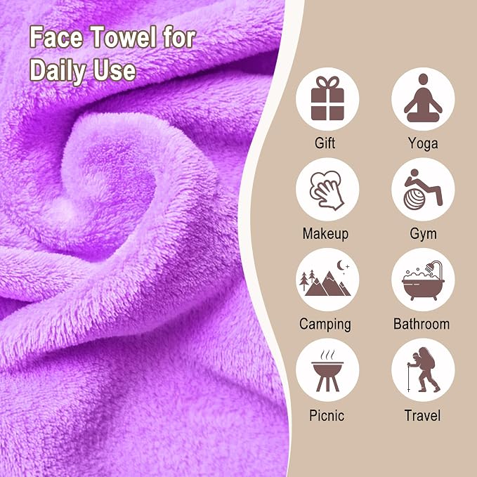 KODAMO Makeup Remover Cloth, Reusable Makeup Remover Pads Washable Travel Bag - Image 3