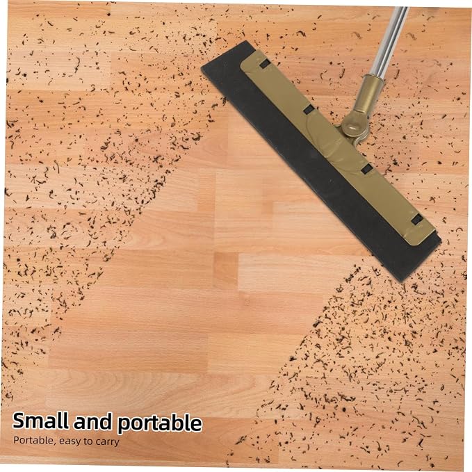FRCOLOR Broom Dustpan Gold Broom Scraper Set Long Handle Dustpan - Image 4