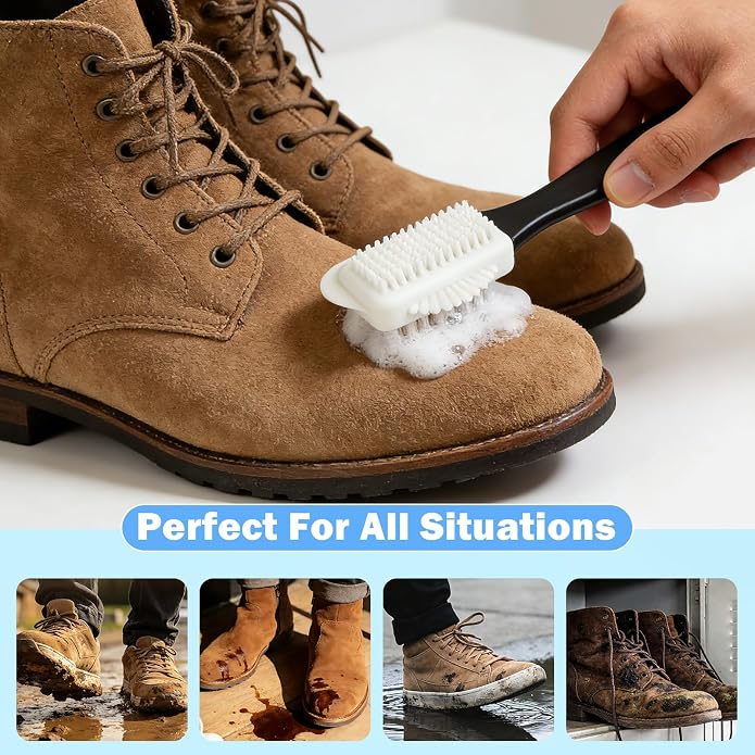 Suede Shoe Cleaner Kit - 200ml Professional Suede & Nubuck Cleaner - Waterless - Image 6