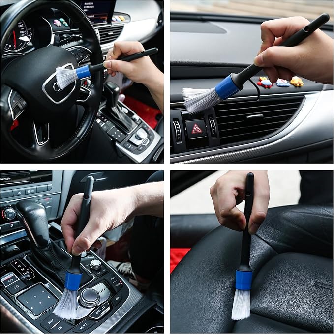 10pcs Car Detailing Kit, Premium Detailing Brush Set Includes 5 Soft Car - Image 5