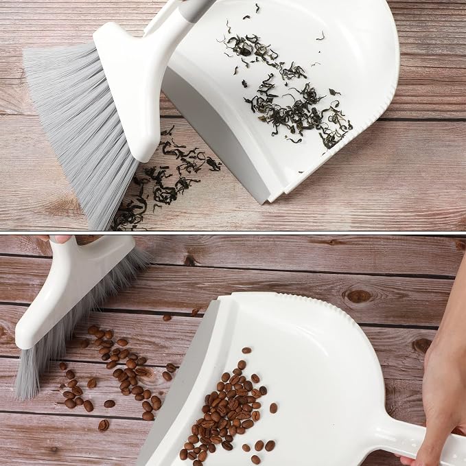4 Sets Mini Dustpan and Brush Set Small Dustpan and Broom Set Portable Home - Image 6
