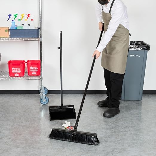 Restaurantware-Clean Tek Professional 17.13 Inch Push Broom, 1 Heavy-Duty Broom - Image 5