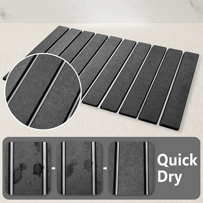 Stone Drying Mat for Kitchen Counter, Large Foldable Drying Stone - Image 3