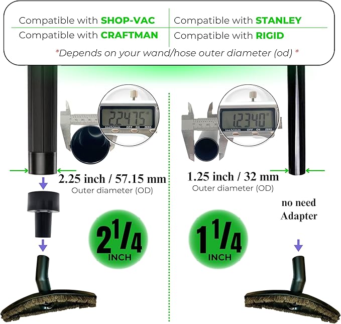for Shop Vac Upgraded Vacuum Brush Attachment - Image 6