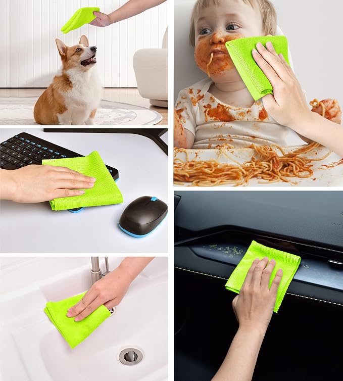 KitchLife Microfiber Cleaning Cloth Roll - Image 6