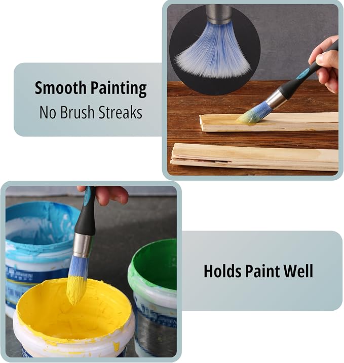 Bates- 0.75in Small Trim Paint Brush - Image 5