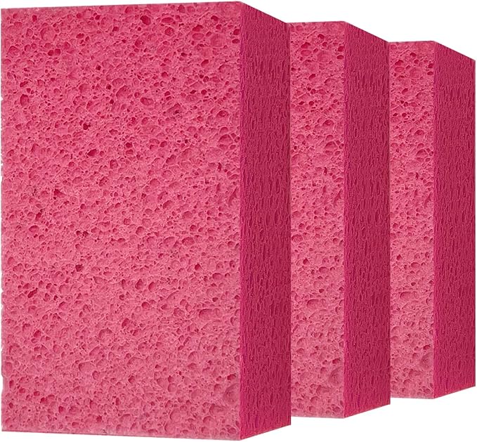 Car Wash Sponges, 3 Pack Extra Thick Large Cleaning Sponge Multi-Purpose by Mainlyrunmakeupsuppliers