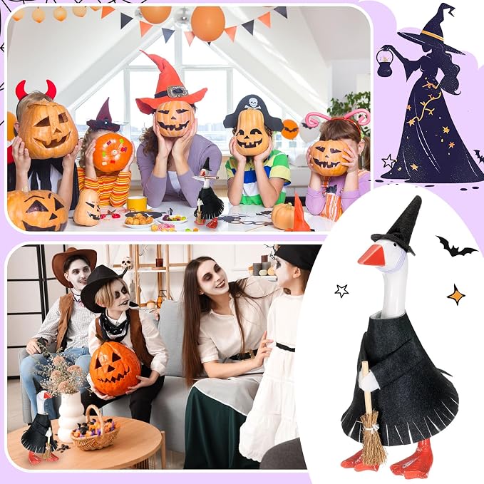 Abbylike Thanksgiving Mini Desk Goose Outfits 7 Inch Magnetic Silly Goose - Image 7