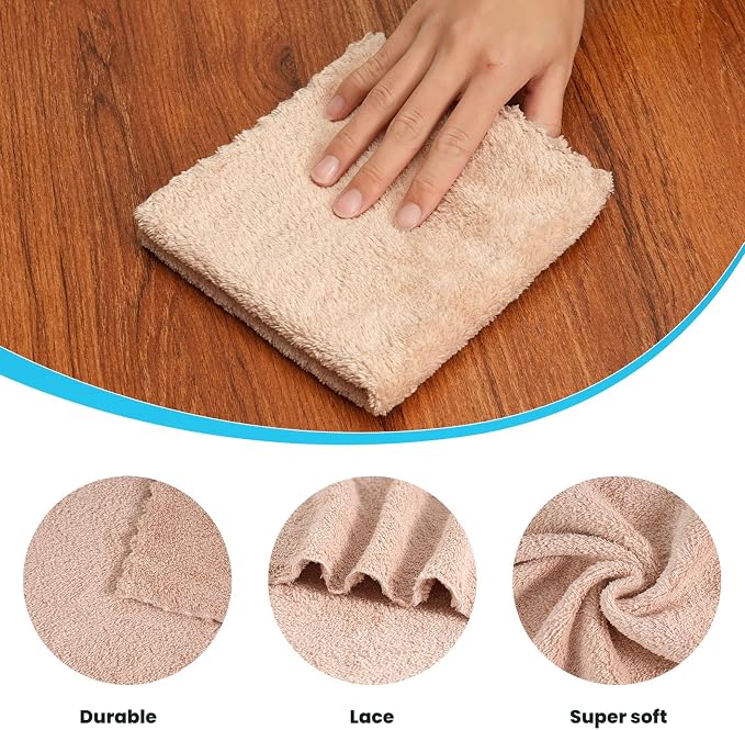 12 Pack Cleaning Cloth, Ultra Soft Absorbent Quick Drying Microfiber Cleaning - Image 2