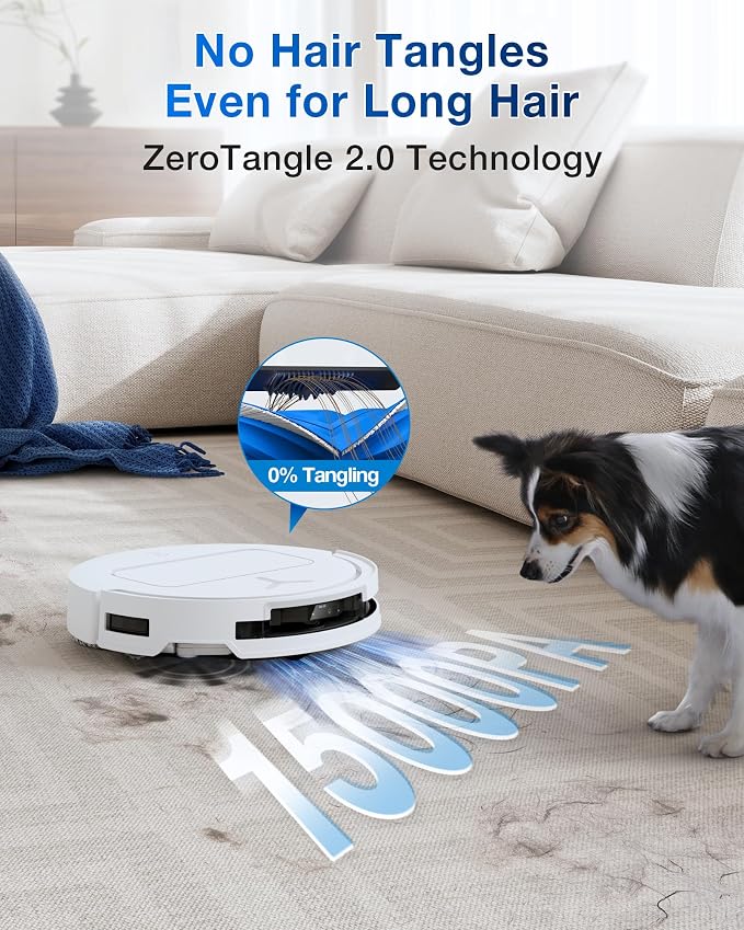 ECOVACS DEEBOT T50 PRO Omni Robot Vacuum and Mop, 3.19” Ultra-Slim, 000Pa - Image 5