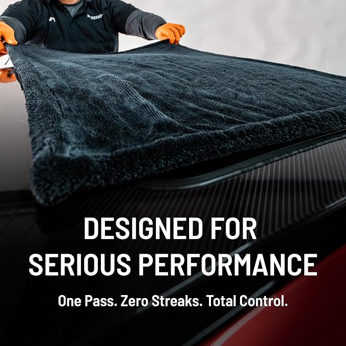 Blackline 24"x36" Twisted-Loop Car Drying Towel, Streak Free, Lint Free - Image 3