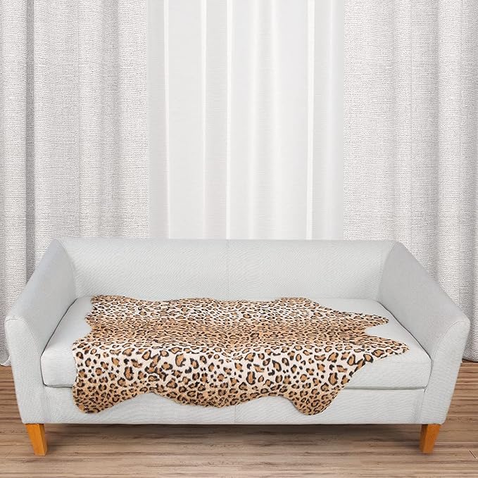MACEVIA Leopard Rug Cheetah Print Rugs Western Decor - Image 5