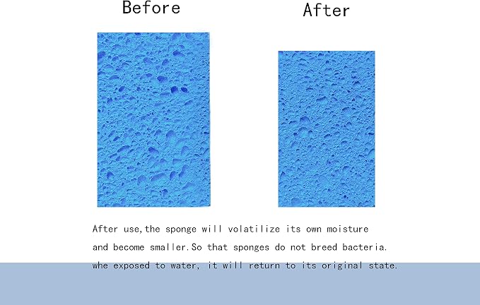 Heavy Duty Cleaning Scrub Wood Pulp Sponge, Non-Scratch - Image 5