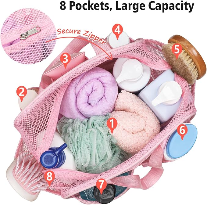 F-color Mesh Shower Caddy Portable - Image 6