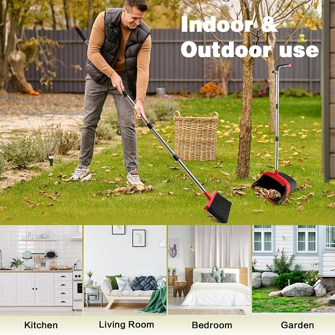 Broom and Dustpan Set for Home, Broom - Image 5