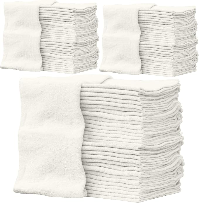 ZUPERIA Cotton Shop Towel – Multipurpose Cleaning Cloths Reusable Shop Rags - Image 4
