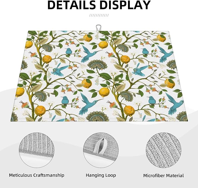 Summer Dish Drying Mat 18x24 Inch - Image 4