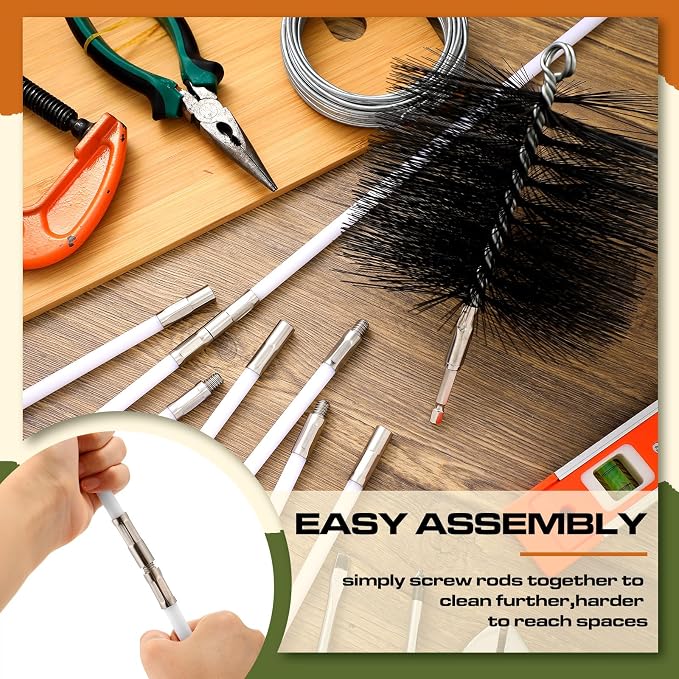 Wire Chimney Cleaning Brush - Image 3