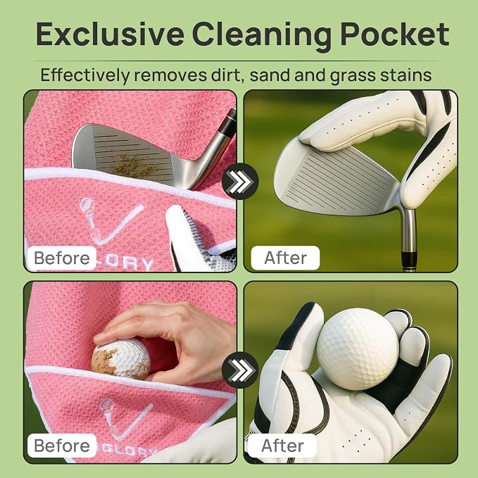 Magnetic Golf Towel for Bag 18" x 18" - Image 4