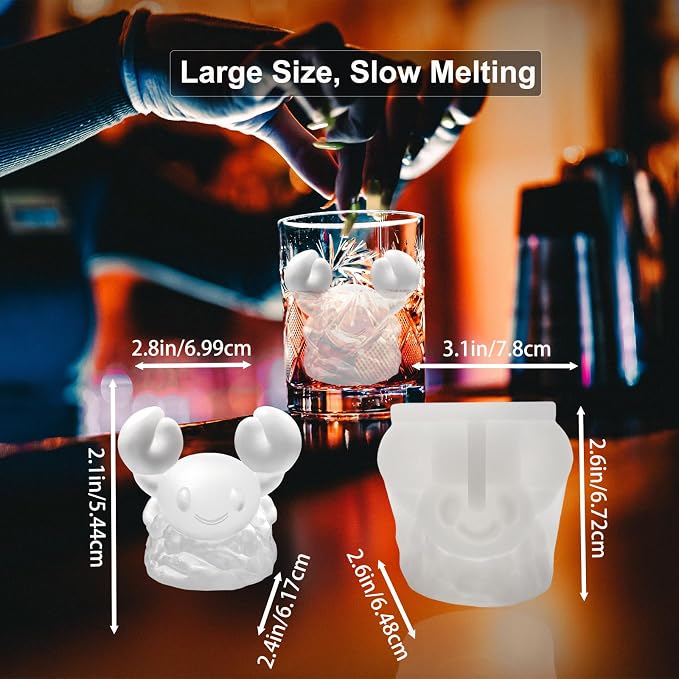 3D Crab Ice Cube Silicone Molds Tray - Image 7