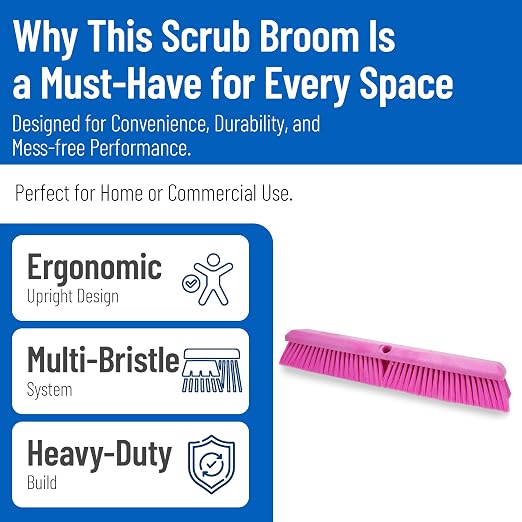 SPARTA 41891EC26 Omni Sweep Plastic Push Broom Head, Heavy Duty, Industrial - Image 3