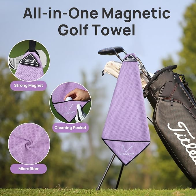 Magnetic Golf Towel for Bag 18" x 18" - Image 2