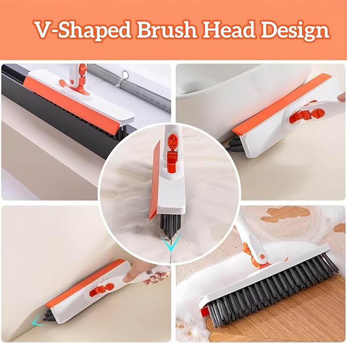 53''Grout Cleaning Brush with Long Handle, Grout Cleaner Brush - Image 3