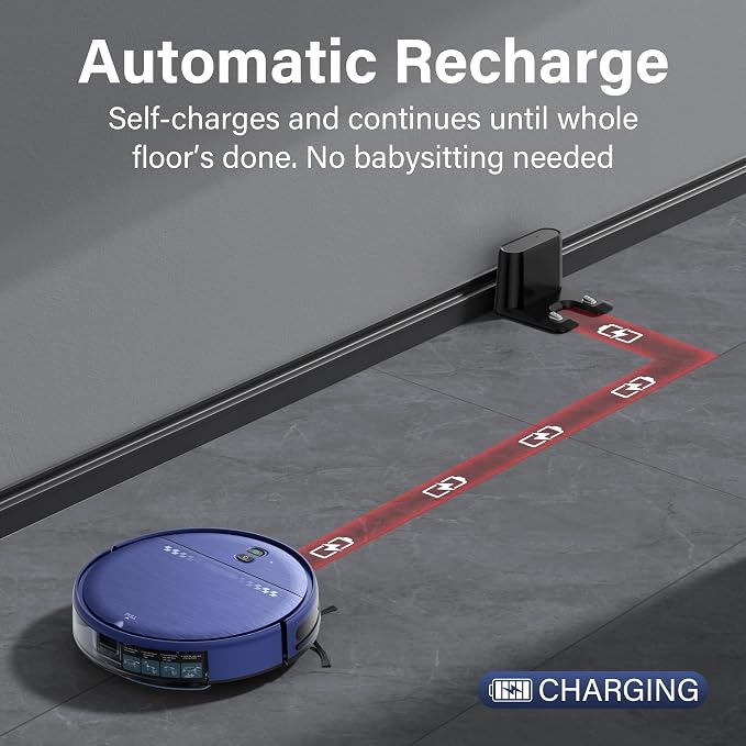 Robot Vacuum and Mop Combo, 2 in 1 Robotic Vacuum Cleaner - Image 8