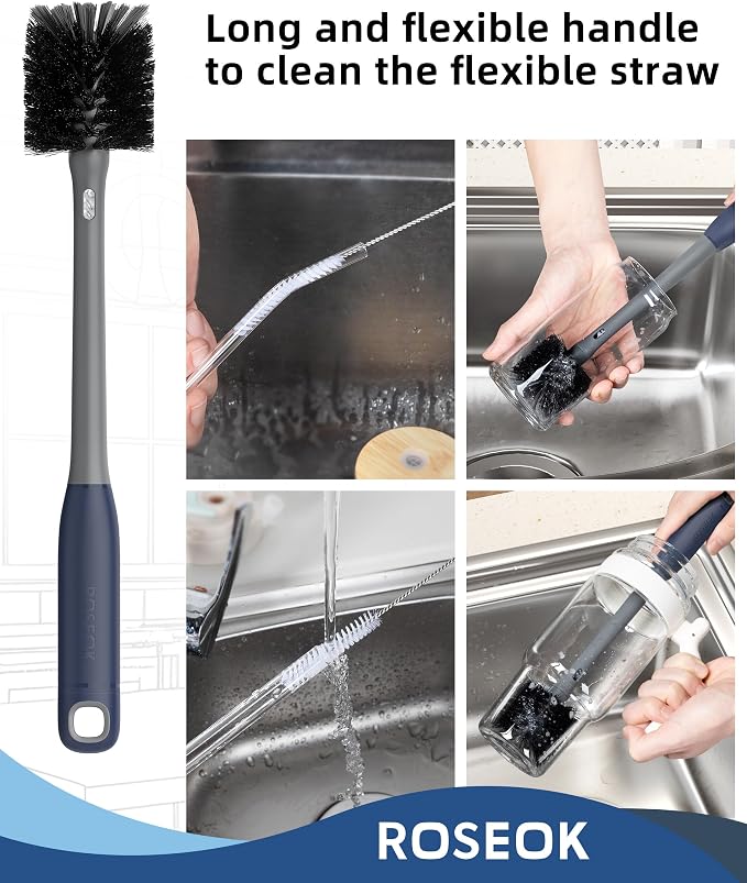 2 in 1 Long Handle Bottle Brush - Image 5