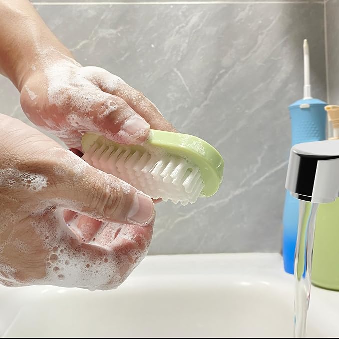 Nail Brush for Cleaning Fingernails 2 Sided Hand Fingernail Scrub Brush - Image 8