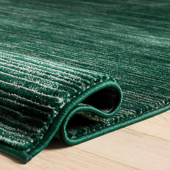 SAFAVIEH Vision Collection Runner Rug - 2'2" x 10', Dark Green, Modern Ombre Design, Non-Shedding & Easy to Clean, Ideal for Foyer, Hallway, Bedroom (VSN606Y)