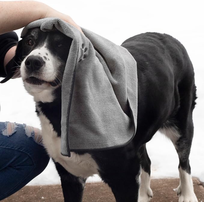 Ritz Premium Embroidered Microfiber Pet Towel, Highly Absorbent, Fast-Drying - Image 4