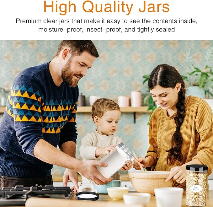 Plastic Jars with Lids - Image 5