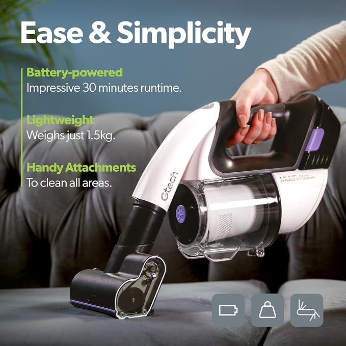 Gtech Multi Platinum Cordless Handheld Vacuum Cleaner - Image 3