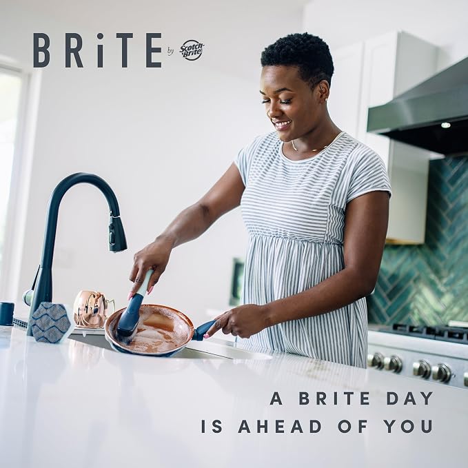 Brite by Scotch-Brite Limited Edition Mess-Free Dishwand, Sleek and Stylish - Image 4
