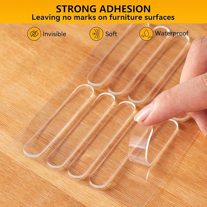 8pcs, Wall Bumpers, Furniture Bumpers, Door Stoppers, Silencing pad, Anti - Image 2