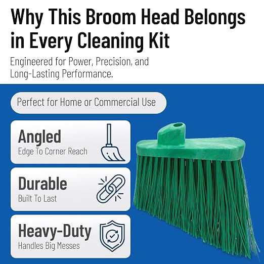 SPARTA Plastic Broom Head, Un-Flagged - Image 3