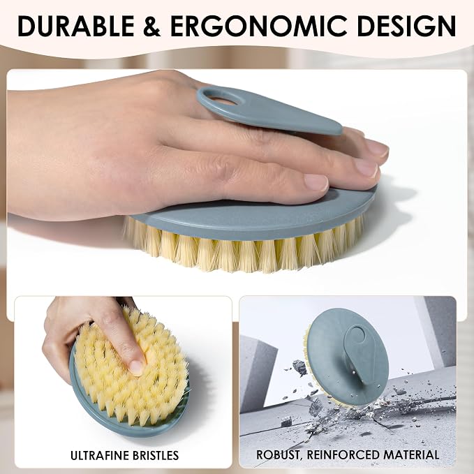 INNERNEED Soft Silicone Body Cleansing Brush Shower Scrubber, - Image 3