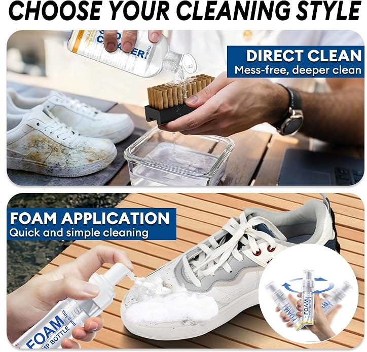 Shoe Cleaner Kit for Sneakers – 10.6oz Premium Shoe Cleaning Set - Image 4