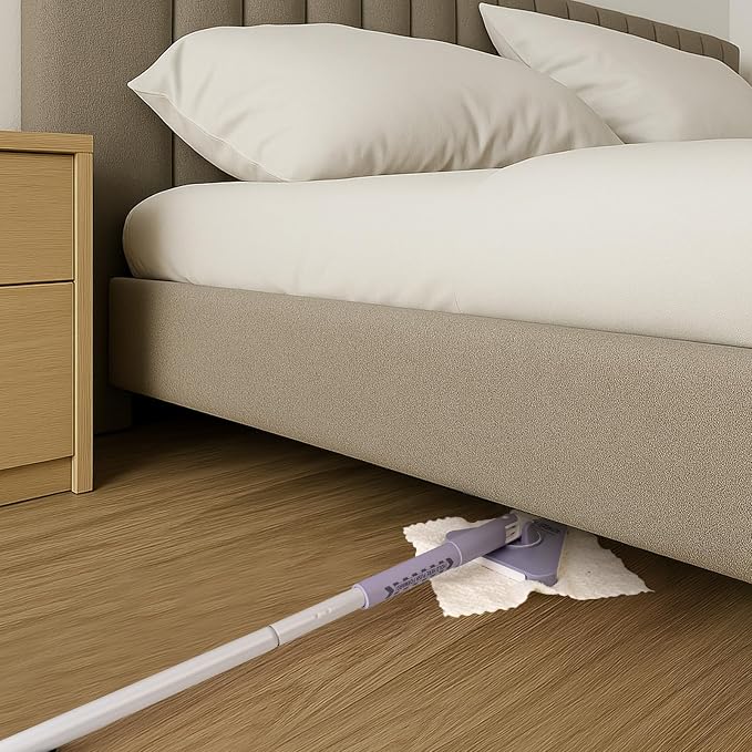 ClicLak Wall Cleaner Mop, Instantly Attach & Remove Cloth Touch-Free, - Image 7