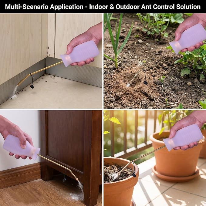 Diatomaceous Earth Duster, 230ml Large, Powder Duster Kit - Image 2