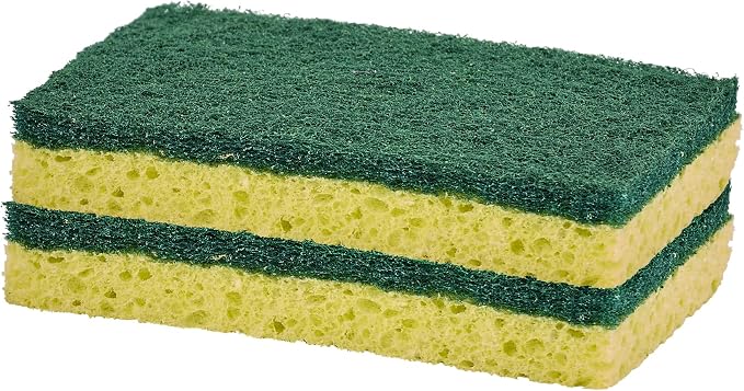 Kitchen Sponges for Washing Dishes, Non-Scratch Cellulose Dish Scrub Sponges by Superio