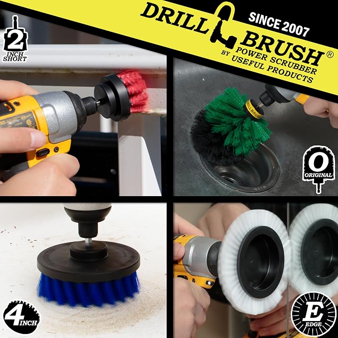 Drillbrush Wheel Cleaning Auto Scrubber Brush - Image 2