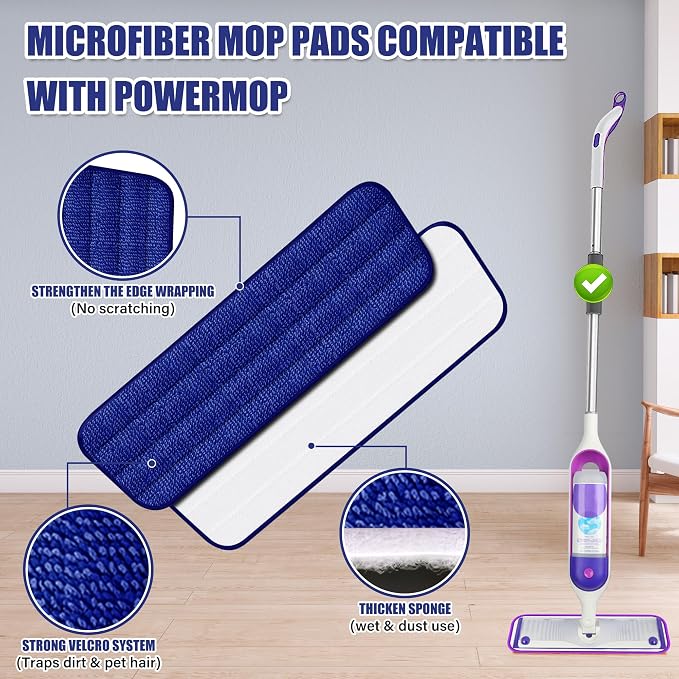 Microfiber Spray Mop for Floors Cleaning: Wet Dry Hardwood Floor Mops - Image 3