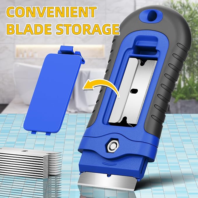 DIYSELF 1 Pack Razor Blade Scraper, Glass Scraper - Image 4