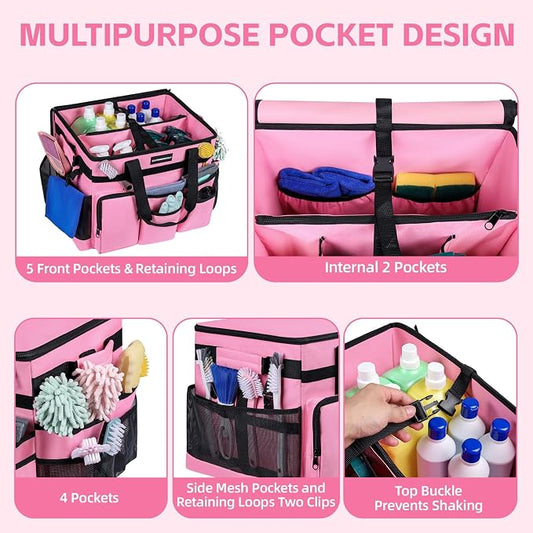 Extra Large Rolling Cleaning Caddy Bag - Image 2